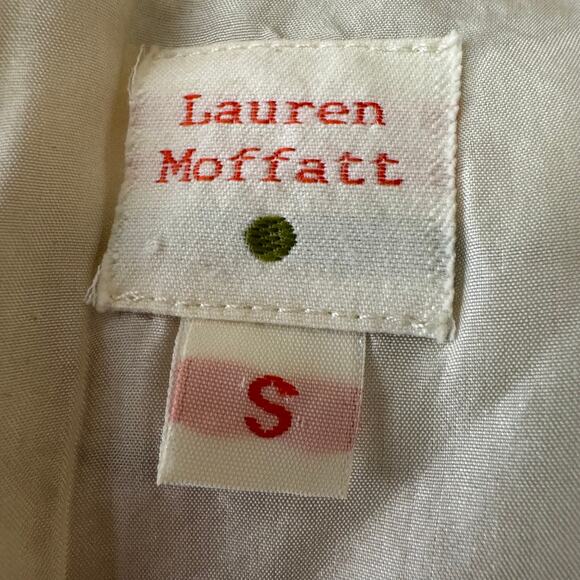 Lauren Moffatt Preppy Wide Stripe Studded 3/4 Sleeve Tunic Blouse Size S - Picture 4 of 6